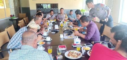 Pererat Silaturahmi, Polres Rohil Gelar Pertemuan Dengan Insan Pers
